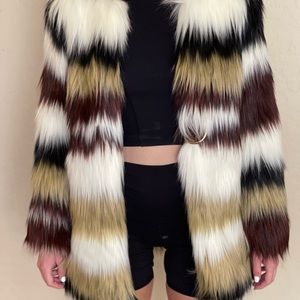 Modern faux fur